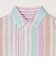 SHIPS any: BEZ TEXTILE マルチカラー ストライプ / ソリッド ボタンダウン シャツ◇