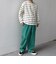 【SHIPS any別注】sports wear: レトロ カラー ボーダー Tシャツ (ロンT)◇
