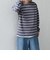 【SHIPS any別注】sports wear: レトロ カラー ボーダー Tシャツ (ロンT)◇