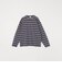 【SHIPS any別注】sports wear: レトロ カラー ボーダー Tシャツ (ロンT)◇