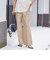 〈手洗い可能 〉ドライオックス フロント タック ストレート パンツ 25SS
