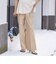 〈手洗い可能 〉ドライオックス フロント タック ストレート パンツ 25SS