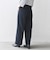 SHIPS any: ツイード タック セミワイド パンツ［NAVY BLUE］