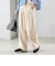 〈手洗い可能〉ナイロン混 ドロスト パンツ