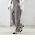 〈手洗い可能〉ナイロン混 ドロスト パンツ