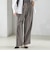〈手洗い可能〉ナイロン混 ドロスト パンツ