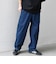 SHIPS any: ベターコットン 1タック ストレッチ イージー バギー デニム パンツ◇