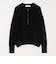 quaranciel:〈手洗い可能〉シルク ミックス ヘンリーネック ニット プルオーバー