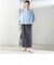 〈手洗い可能〉Asami 麻調合繊 ウエスト リブ タイト スカート