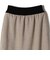 〈手洗い可能〉Asami 麻調合繊 ウエスト リブ タイト スカート