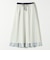 SHIPS any:〈手洗い可能〉メッシュ サーキュラー スカート