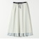 SHIPS any:〈手洗い可能〉メッシュ サーキュラー スカート