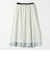 SHIPS any:〈手洗い可能〉メッシュ サーキュラー スカート