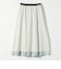 SHIPS any:〈手洗い可能〉メッシュ サーキュラー スカート