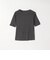 SHIPS any:〈洗濯機可能〉シアー リブ ハーフ スリーブ クルーネック TEE