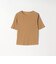 SHIPS any:〈洗濯機可能〉シアー リブ ハーフ スリーブ クルーネック TEE