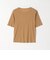SHIPS any:〈洗濯機可能〉シアー リブ ハーフ スリーブ クルーネック TEE