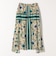 quaranciel: SPRINTEX フラワーパネル柄 スカーフ フレア スカート