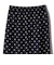 〈手洗い可能〉ウエスト ゴム シアー ドット タイト スカート