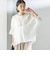 【一部WEB限定】〈手洗い可能〉IMPERIAL LINEN スキッパー ブラウス