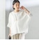 【一部WEB限定】〈手洗い可能〉IMPERIAL LINEN スキッパー ブラウス