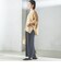 【一部WEB限定】〈手洗い可能〉IMPERIAL LINEN スキッパー ブラウス