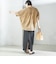 【一部WEB限定】〈手洗い可能〉IMPERIAL LINEN スキッパー ブラウス