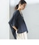 【一部WEB限定】〈手洗い可能〉IMPERIAL LINEN スキッパー ブラウス