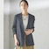 〈手洗い可能〉Asami 麻調合繊 カラーレス ジャケット