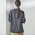 〈手洗い可能〉Asami 麻調合繊 カラーレス ジャケット