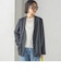 〈手洗い可能〉Asami 麻調合繊 カラーレス ジャケット