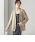 〈手洗い可能〉Asami 麻調合繊 カラーレス ジャケット