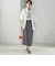 〈手洗い可能〉キュプラ混 ツイル ドロスト スカート