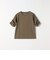 SHIPS any:〈UVカット/接触冷感/吸水速乾/洗濯機可能〉USAコットン ギャザー TEE