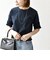 SHIPS any:〈UVカット/接触冷感/吸水速乾/洗濯機可能〉USAコットン ギャザー TEE