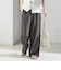 〈手洗い可能〉コットン ドビー ウエスト ゴム ギャザー パンツ