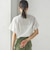 【SHIPS別注】assiette:〈手洗い可能〉プレミアム 天竺 Uネック TEE