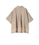 〈手洗い可能〉麻調 メッシュ 半袖 ビッグ シャツ