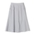 〈手洗い可能〉ストライプ フロント ポケット フレア スカート