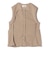 Wai＋:〈手洗い可能〉リネン ライク ベスト