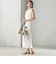〈手洗い可能〉Broche スクエア レース Iライン ワンピース