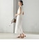〈手洗い可能〉Broche スクエア レース Iライン ワンピース