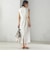 〈手洗い可能〉Broche スクエア レース Iライン ワンピース