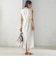 〈手洗い可能〉Broche スクエア レース Iライン ワンピース