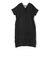SHIPS Primary Navy Label:〈手洗い可能〉麻 ピンタック サック ワンピース