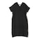 SHIPS Primary Navy Label:〈手洗い可能〉麻 ピンタック サック ワンピース