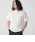 【WEB限定】SHIPS:〈手洗い可能/抗菌/防臭〉ワンポイント ロゴ バーズアイ ヘンリーネック Tシャツ