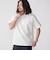 【WEB限定】SHIPS:〈手洗い可能/抗菌/防臭〉ワンポイント ロゴ バーズアイ ヘンリーネック Tシャツ