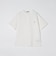 【WEB限定】SHIPS:〈手洗い可能/抗菌/防臭〉ワンポイント ロゴ バーズアイ ヘンリーネック Tシャツ