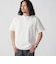 【WEB限定】SHIPS:〈手洗い可能/抗菌/防臭〉ワンポイント ロゴ バーズアイ ヘンリーネック Tシャツ